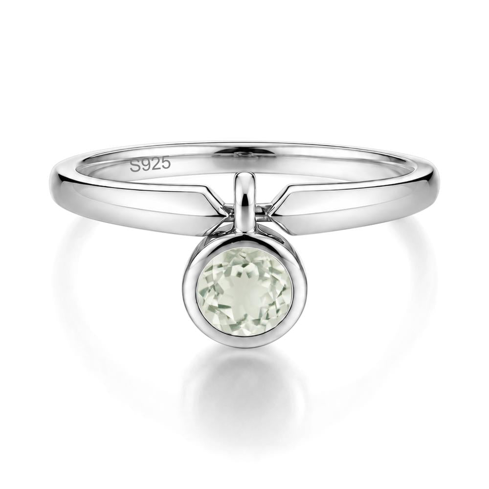 Custom Back Pattern Pink Cubic Zirconia Reversible Ring - LUO Jewelry #gemstone_Green Amethyst