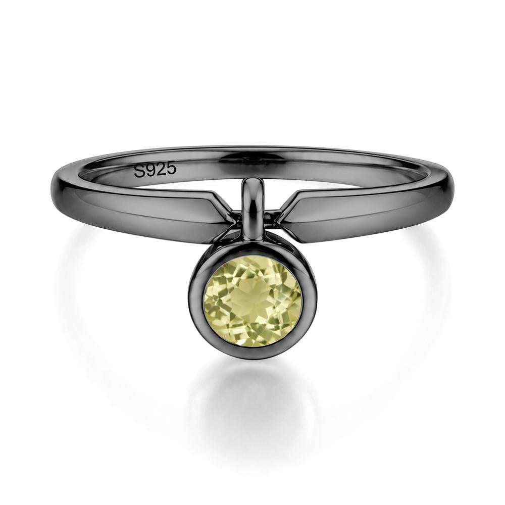 Custom Back Pattern Pink Cubic Zirconia Reversible Ring - LUO Jewelry #gemstone_Lemon Quartz
