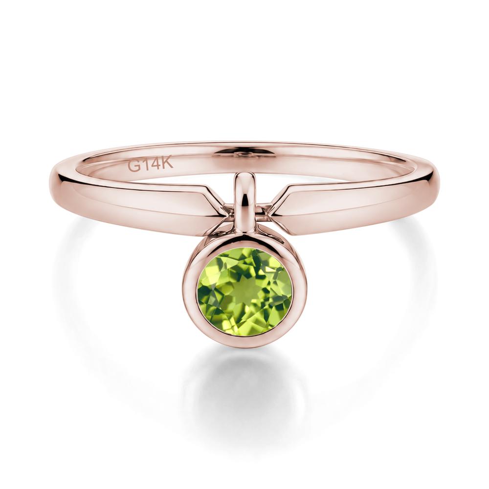 Custom Back Pattern Pink Cubic Zirconia Reversible Ring - LUO Jewelry #gemstone_Peridot