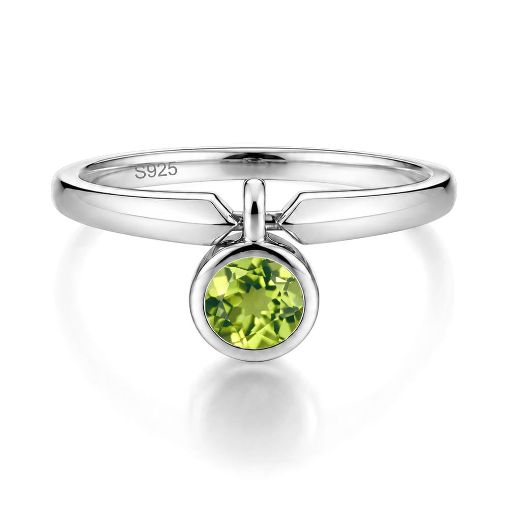 Custom Back Pattern Pink Cubic Zirconia Reversible Ring - LUO Jewelry #gemstone_Peridot