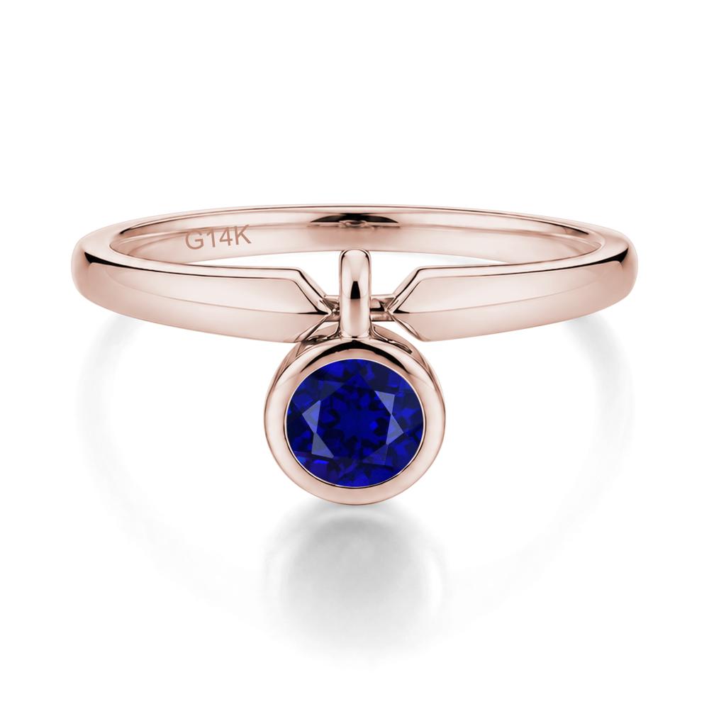 Custom Back Pattern Pink Cubic Zirconia Reversible Ring - LUO Jewelry #gemstone_Sapphire