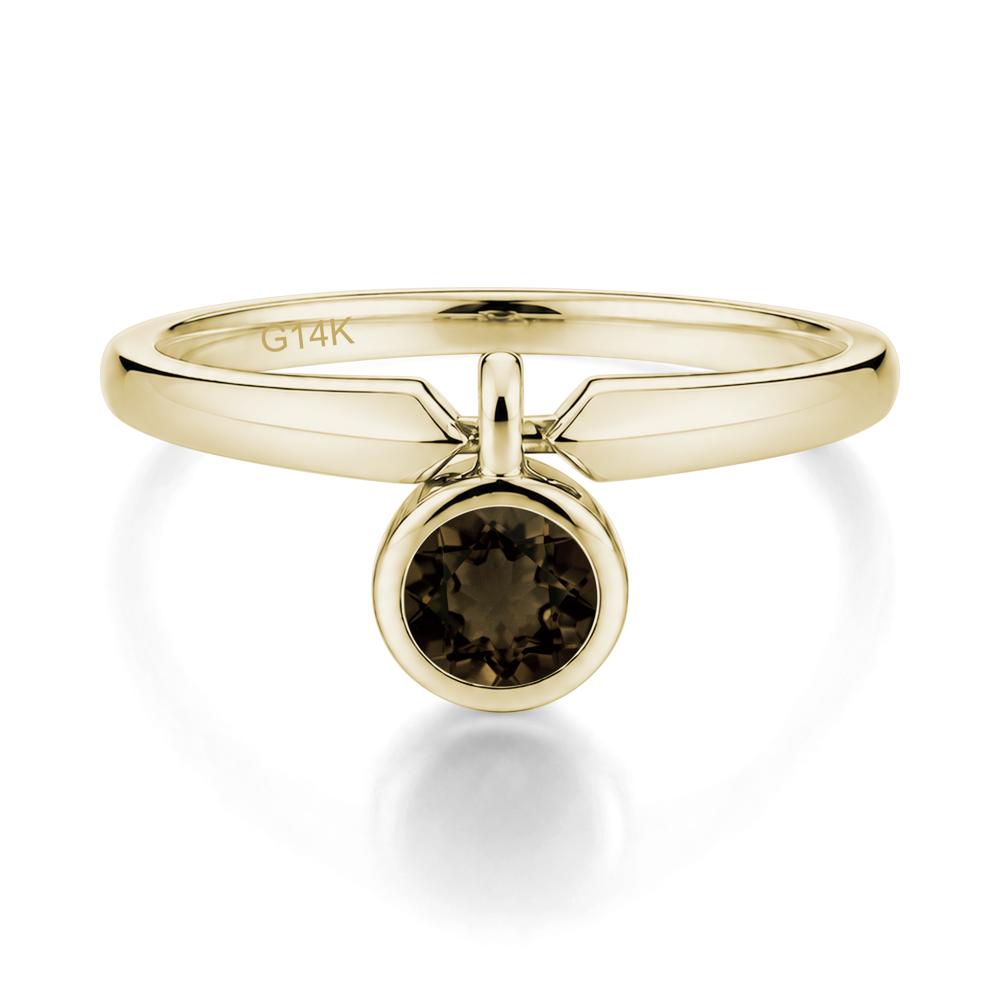 Custom Back Pattern Pink Cubic Zirconia Reversible Ring - LUO Jewelry #gemstone_Smoky Quartz