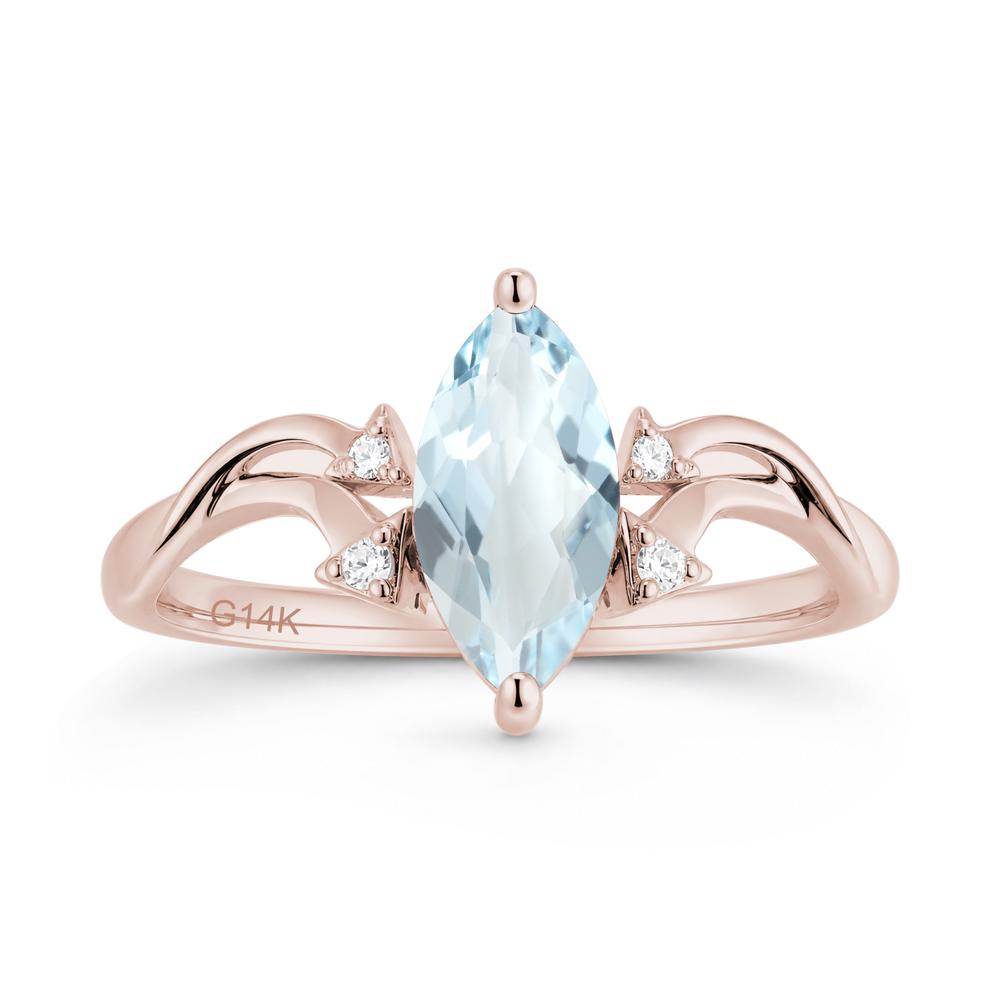 Marquise Cut Alexandrite Arrow Ring - LUO Jewelry #gemstone_Aquamarine