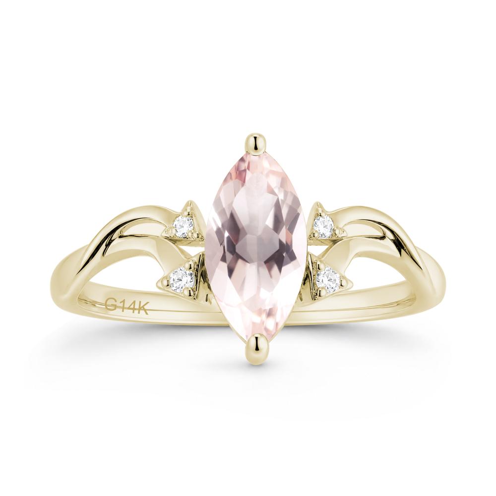Marquise Cut Alexandrite Arrow Ring - LUO Jewelry #gemstone_Morganite