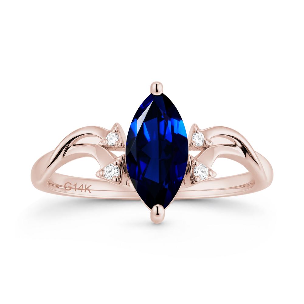 Marquise Cut Alexandrite Arrow Ring - LUO Jewelry #gemstone_Sapphire
