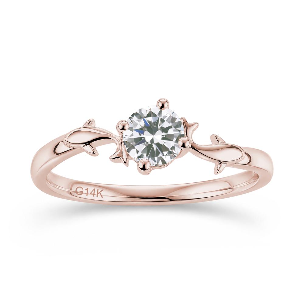 Solitaire Alexandrite Cute Fish Ring - LUO Jewelry #gemstone_Cubic Zirconia