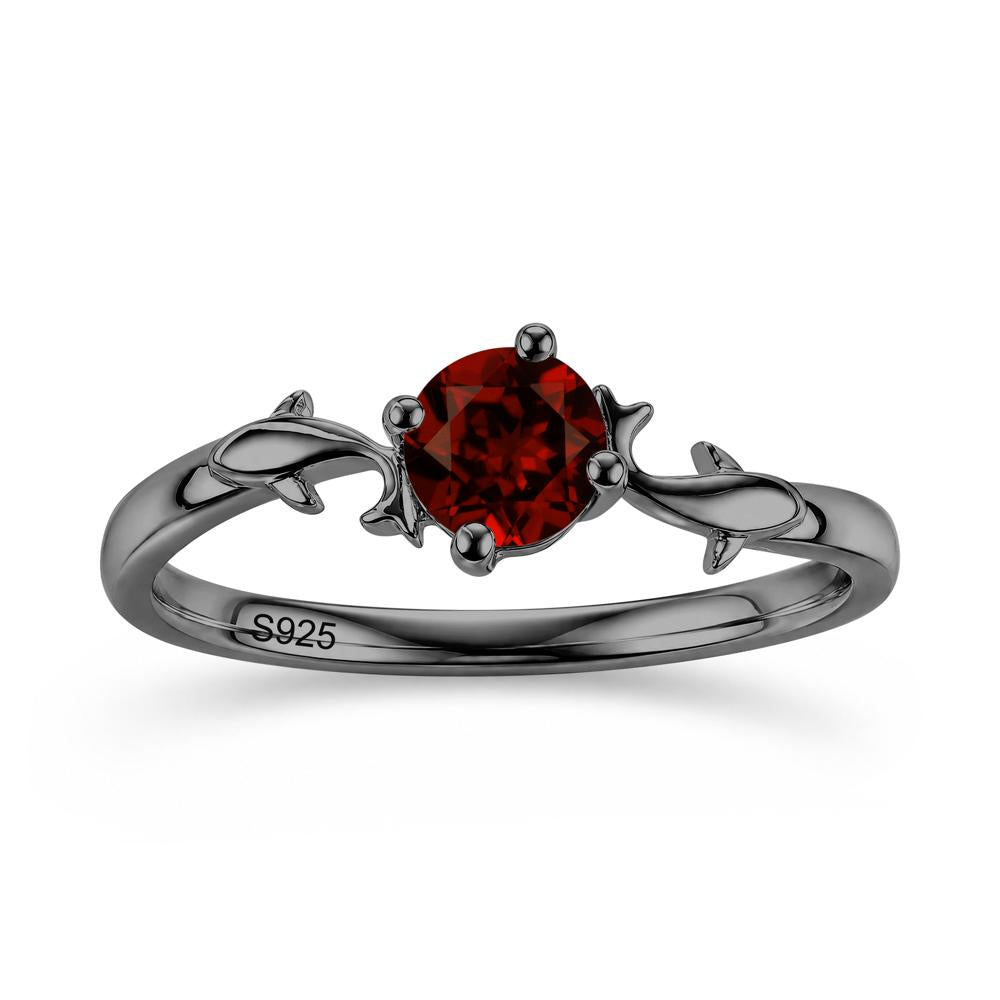 Solitaire Alexandrite Cute Fish Ring - LUO Jewelry #gemstone_Garnet