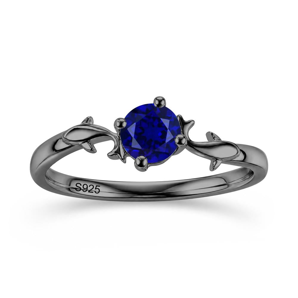 Solitaire Alexandrite Cute Fish Ring - LUO Jewelry #gemstone_Sapphire