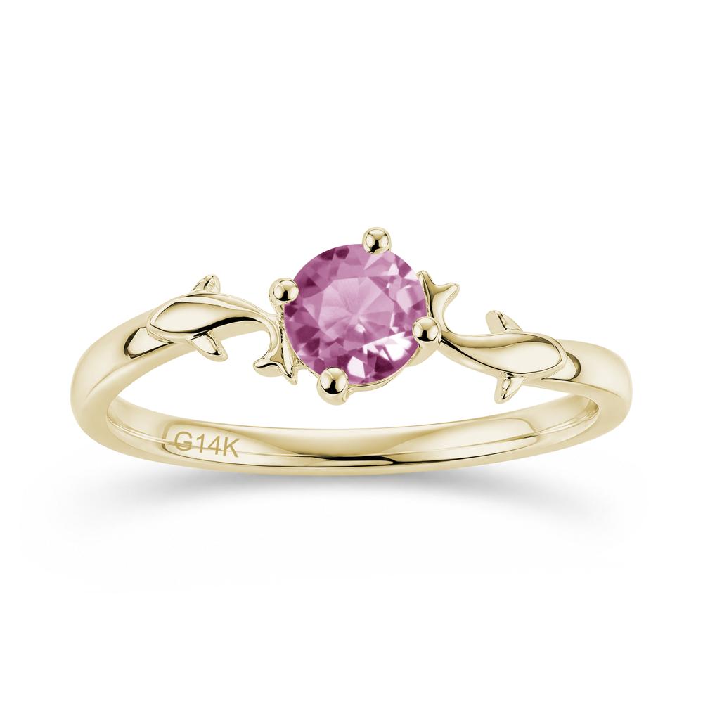 Solitaire Alexandrite Cute Fish Ring - LUO Jewelry #gemstone_Tourmaline