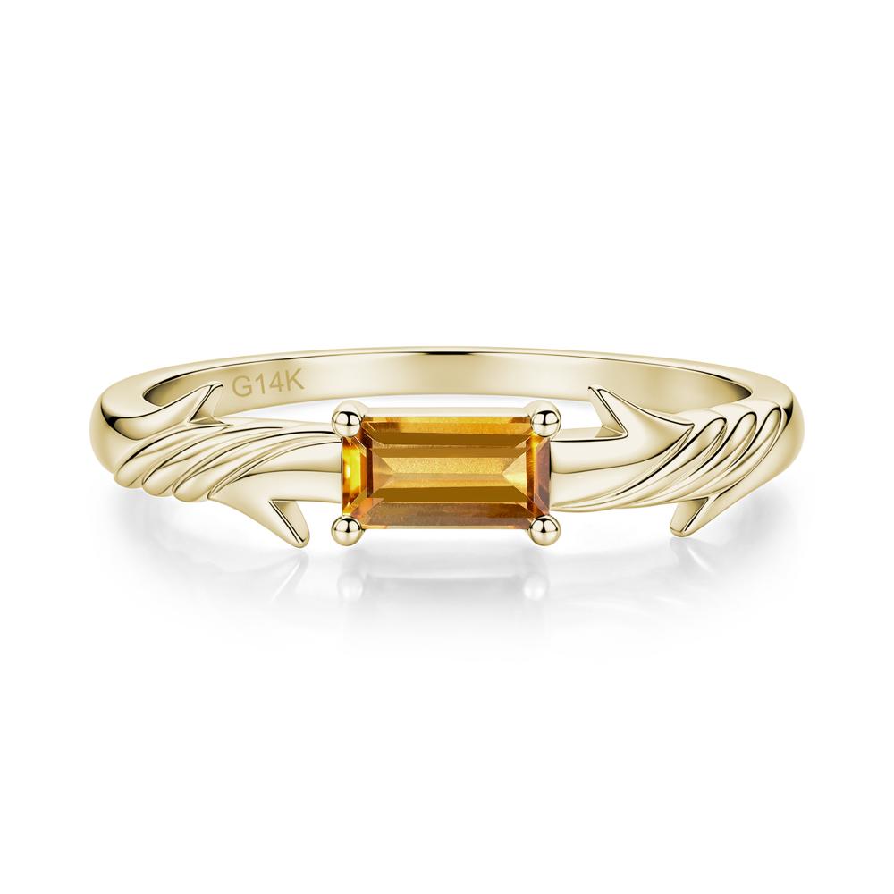 East West London Blue Topaz Twist Kont Ring - LUO Jewelry #gemstone_Citrine