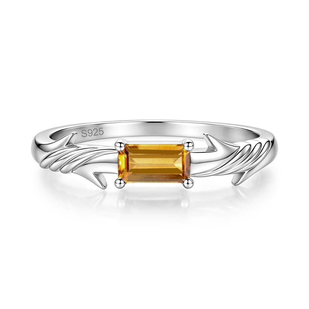 East West London Blue Topaz Twist Kont Ring - LUO Jewelry #gemstone_Citrine