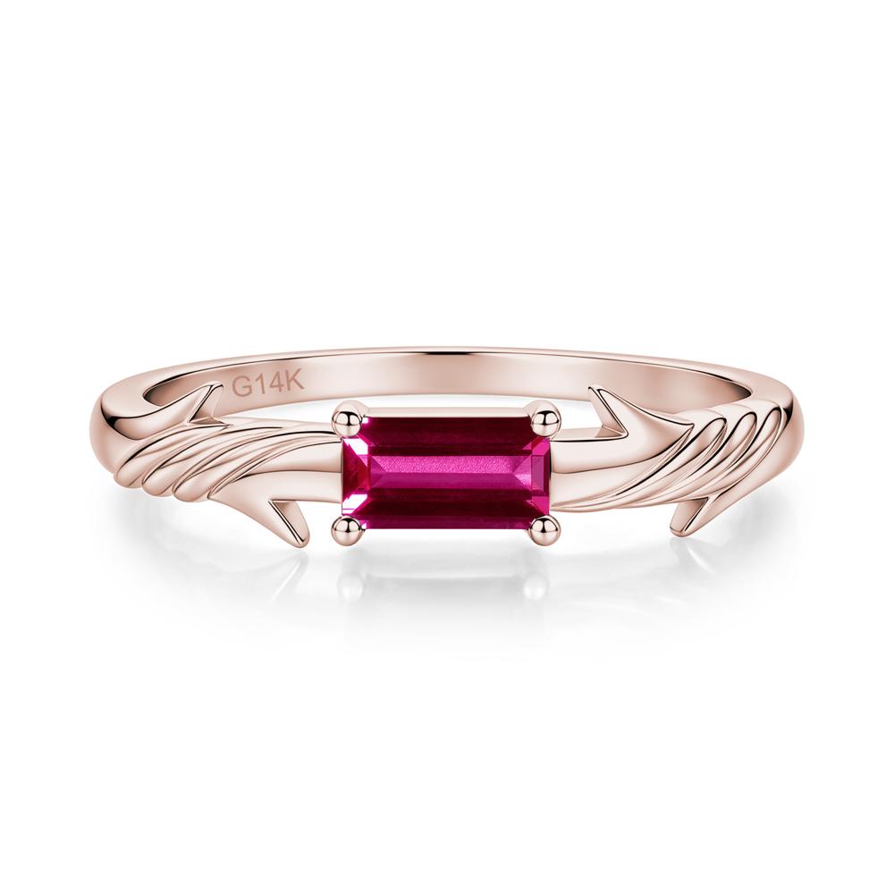 East West London Blue Topaz Twist Kont Ring - LUO Jewelry #gemstone_Ruby