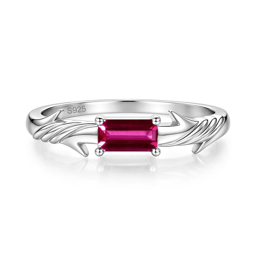 East West London Blue Topaz Twist Kont Ring - LUO Jewelry #gemstone_Ruby