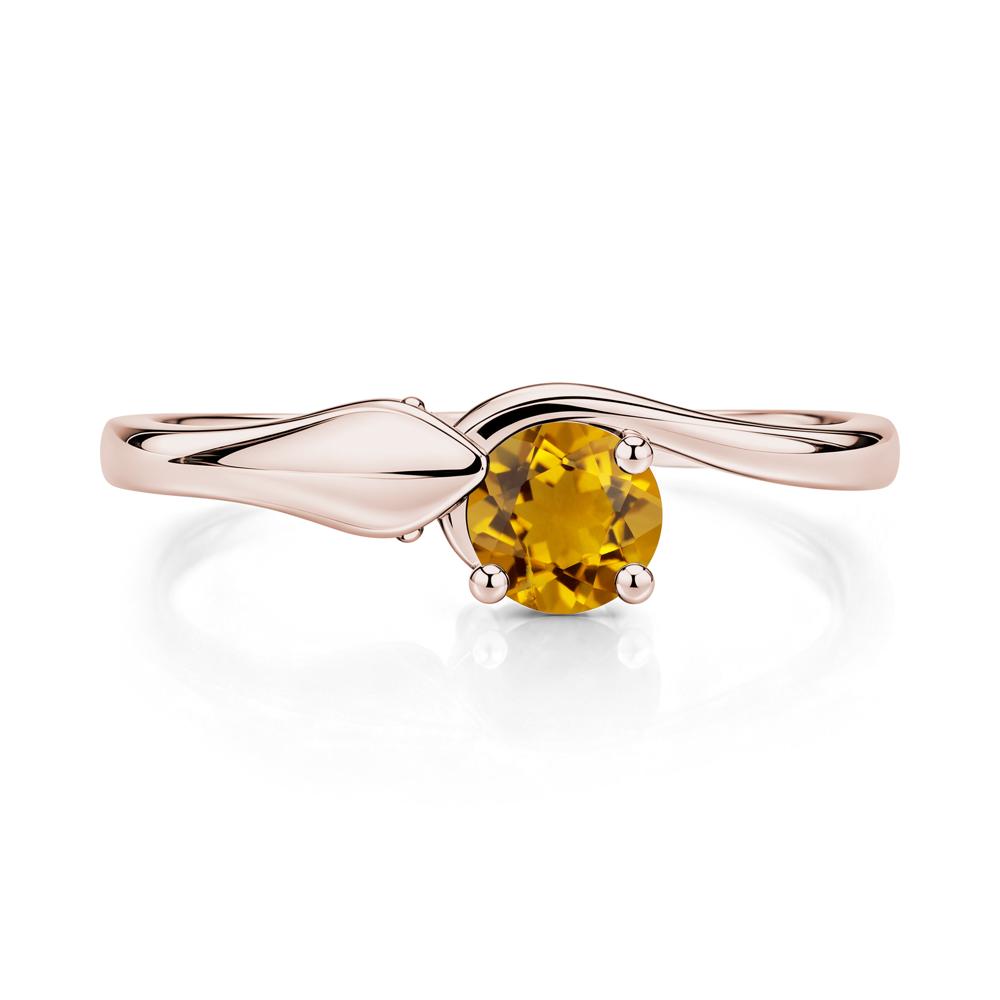 Minimalist Alexandrite Twist Snake Ring - LUO Jewelry #gemstone_Citrine