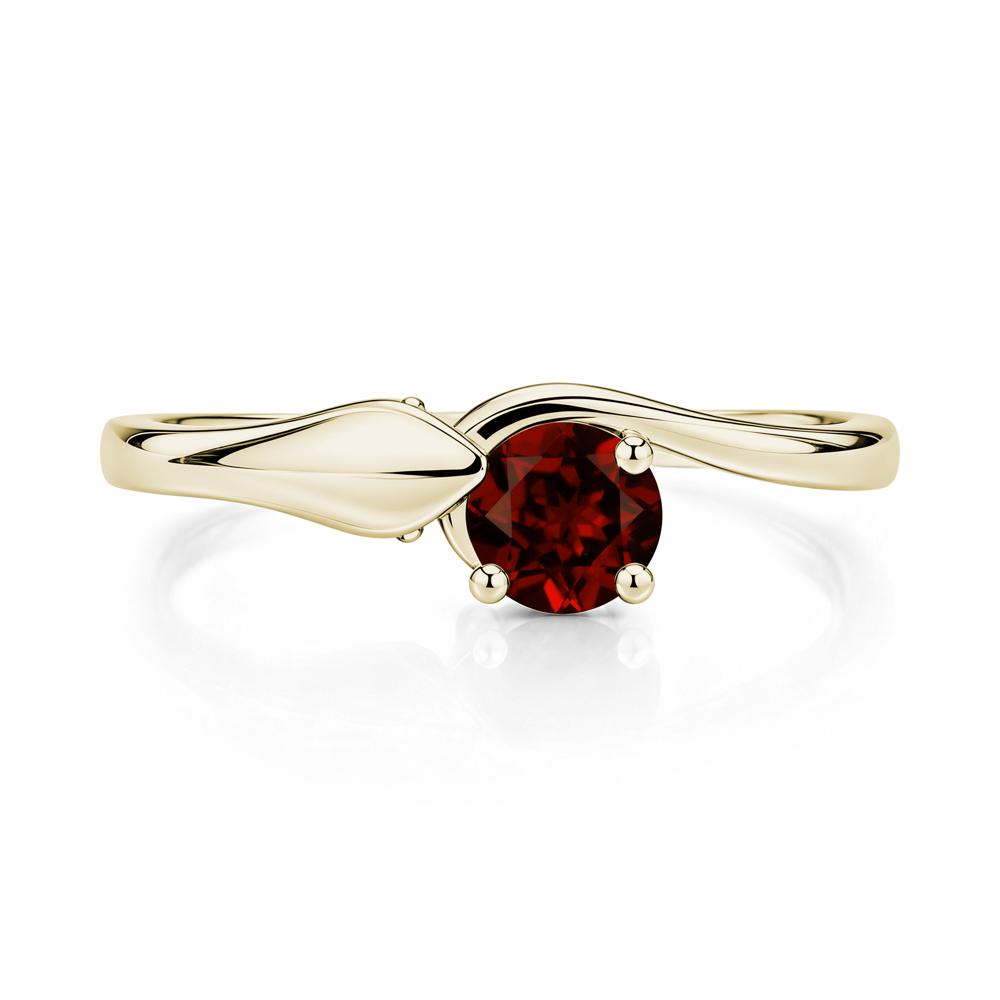 Minimalist Alexandrite Twist Snake Ring - LUO Jewelry #gemstone_Garnet