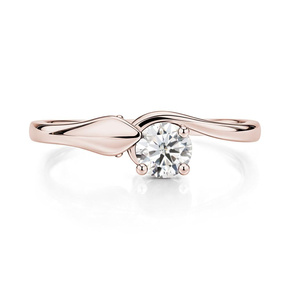 Minimalist Alexandrite Twist Snake Ring - LUO Jewelry #gemstone_Moissanite