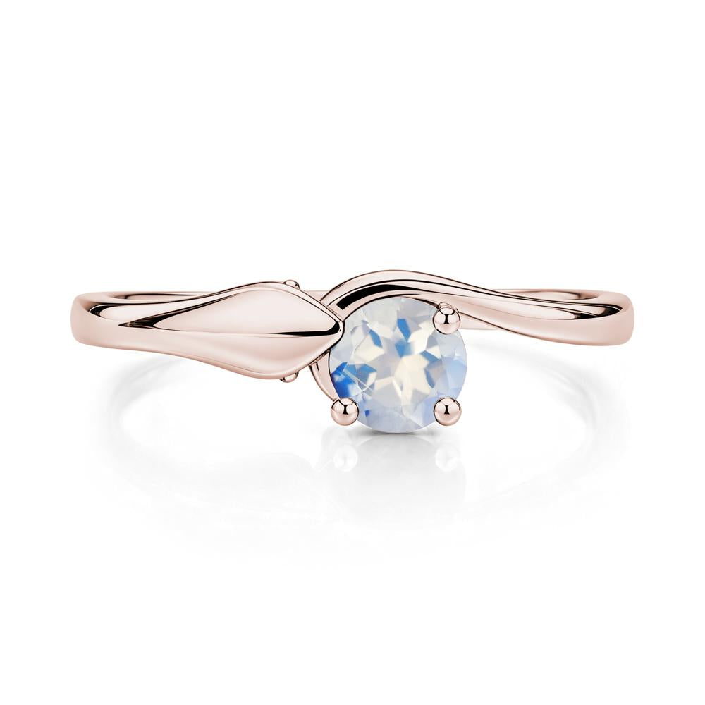 Minimalist Alexandrite Twist Snake Ring - LUO Jewelry #gemstone_Moonstone