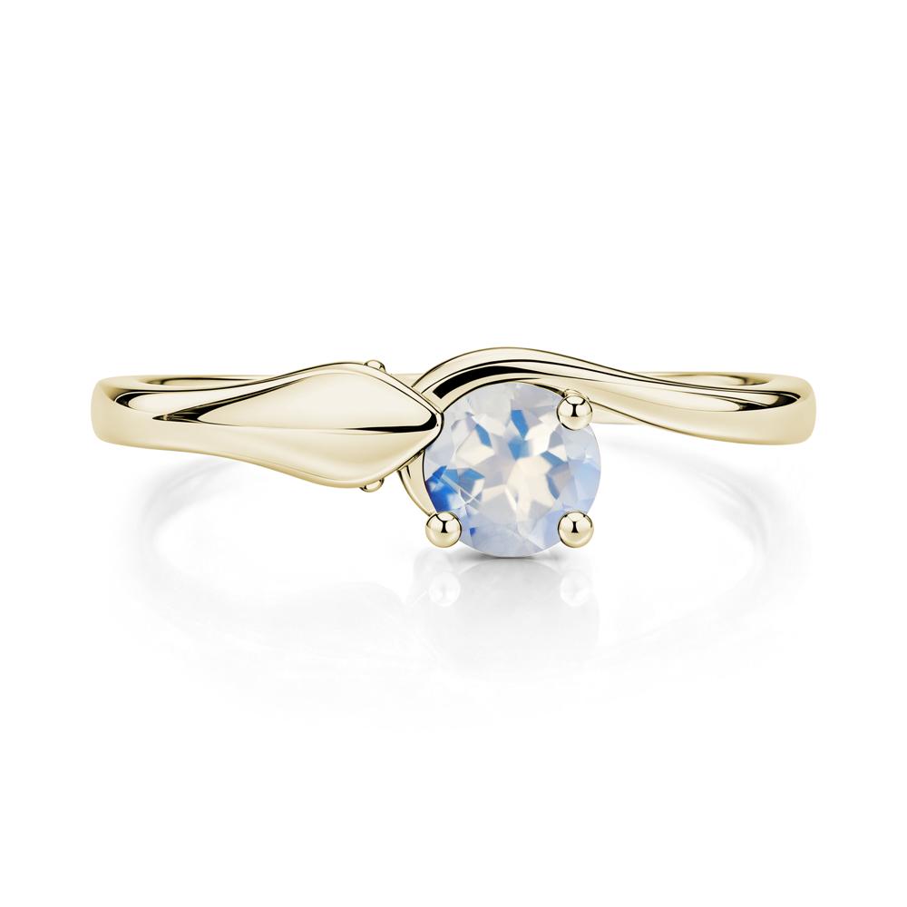 Minimalist Alexandrite Twist Snake Ring - LUO Jewelry #gemstone_Moonstone
