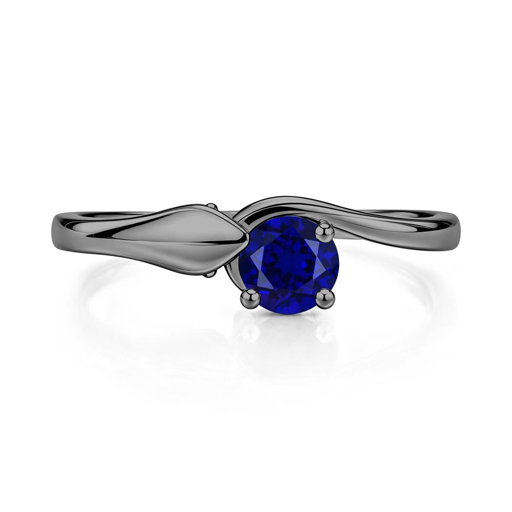 Minimalist Alexandrite Twist Snake Ring - LUO Jewelry #gemstone_Sapphire