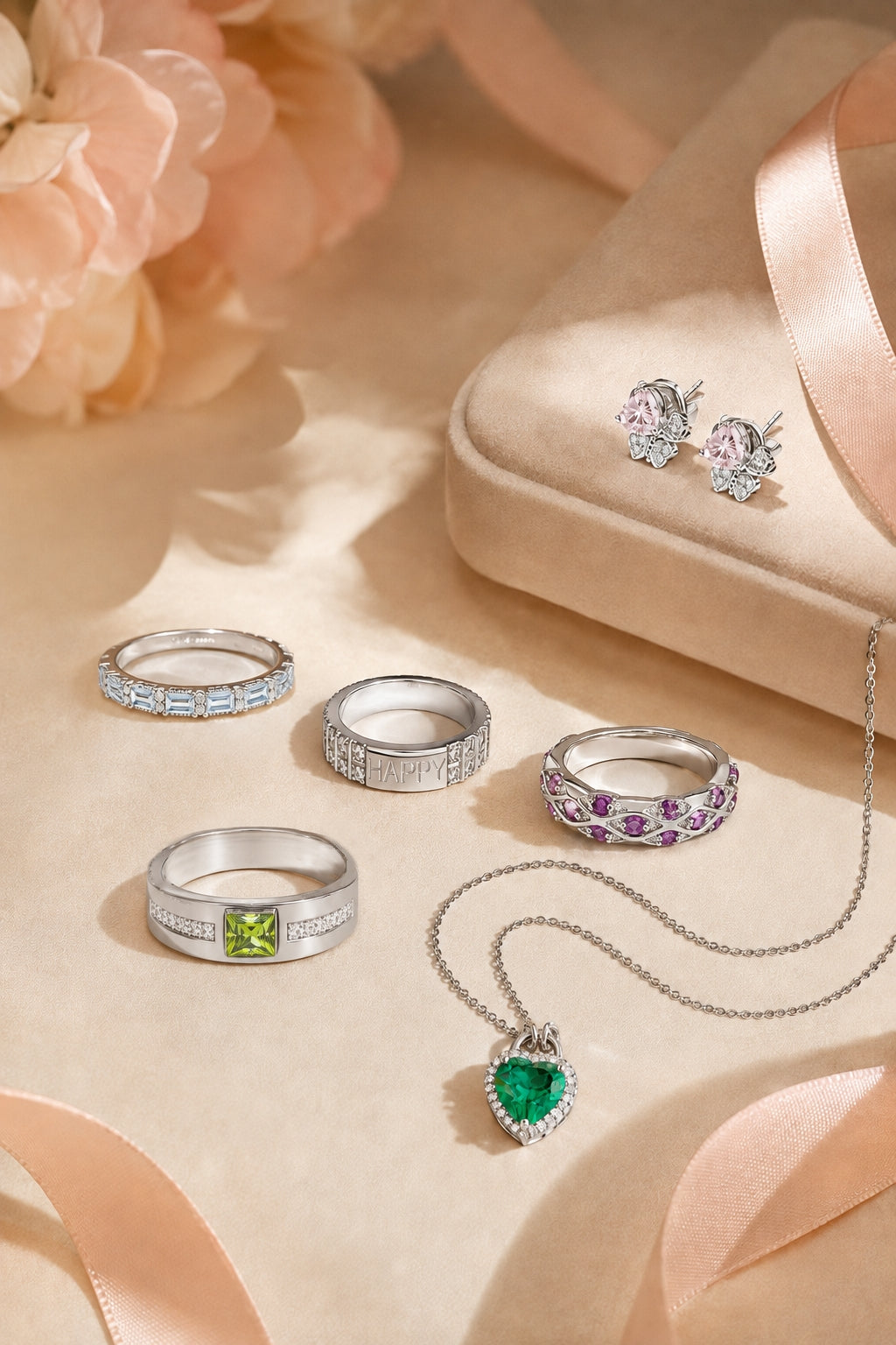 Gemstone Anniversary Jewelry by LUO