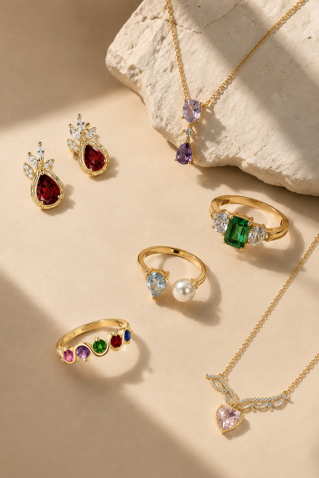 LUO Jewelry birthstone jewelry