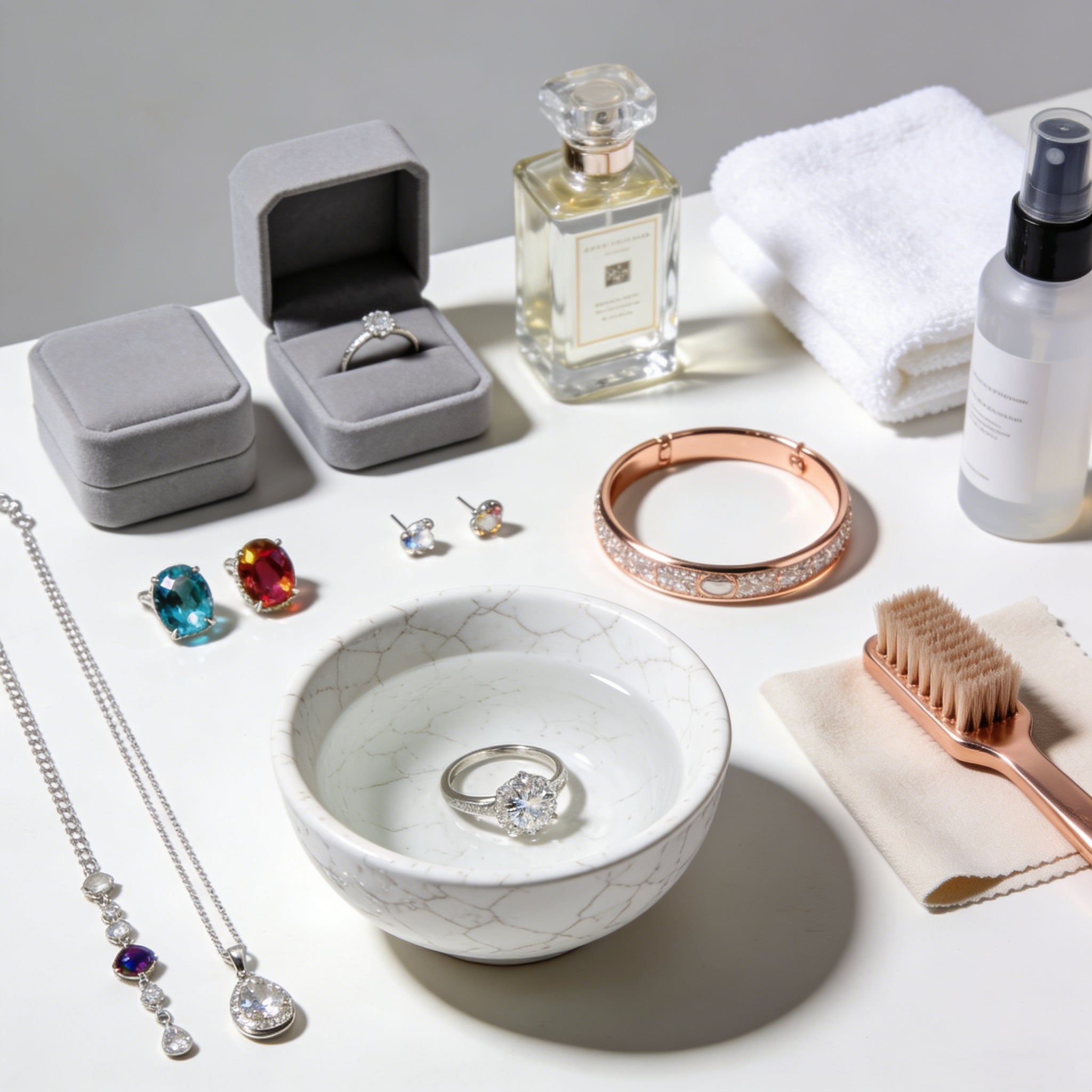 How to clean platinum rings