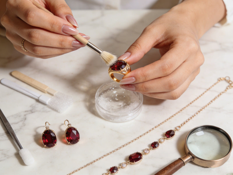 How to clean garnet rings