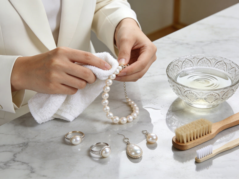 How to clean pearl jewelry
