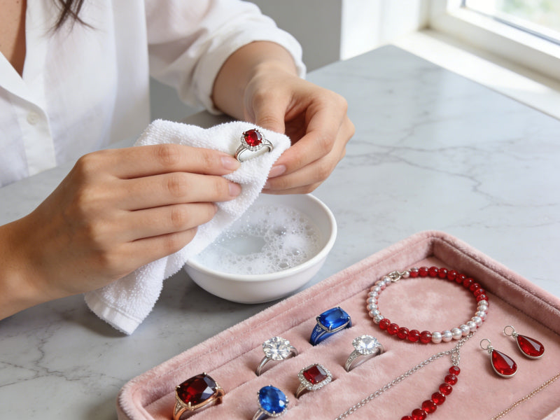 How to clean ruby rings