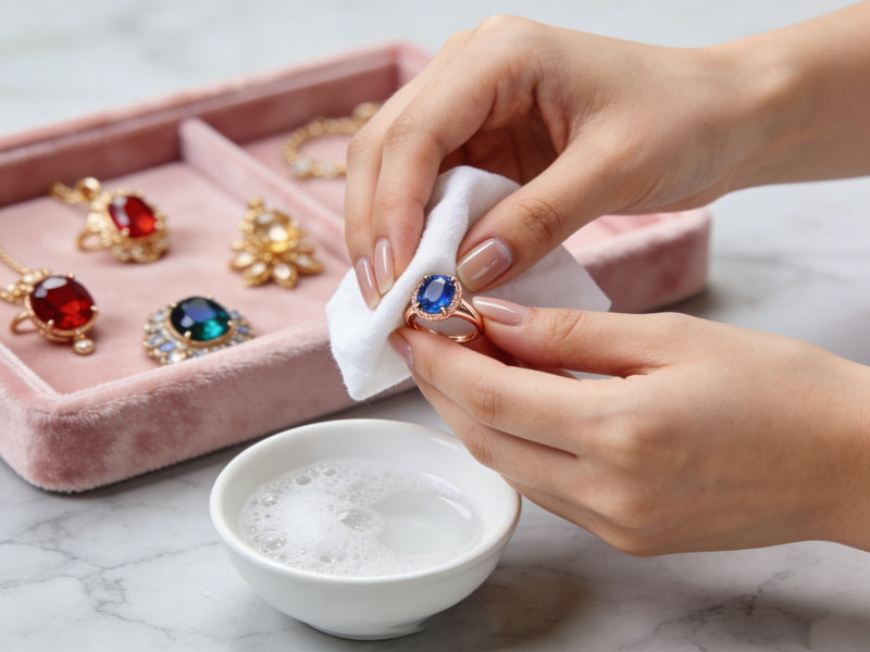 How to clean sapphire rings