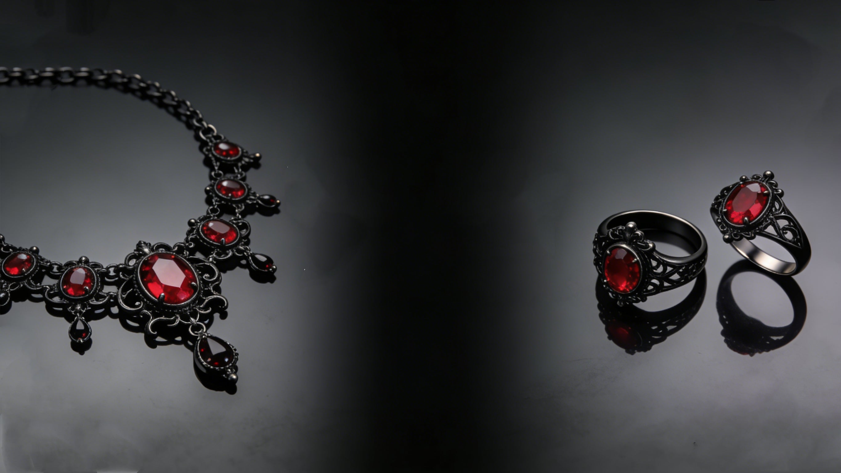 Ruby Gothic Jewelry