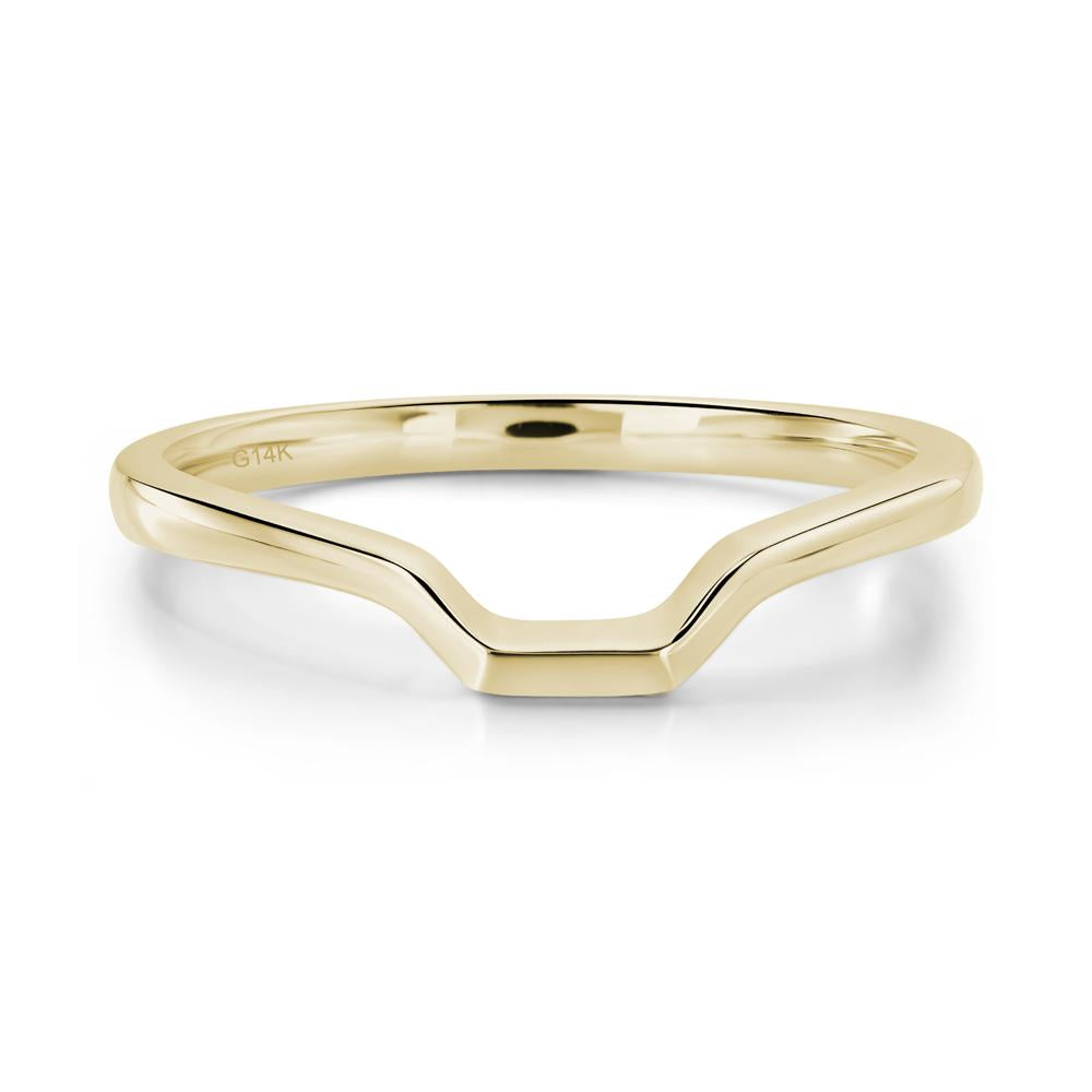 Citrine Bezel Set Engagement Ring - LUO Jewelry #metal_xxxxx