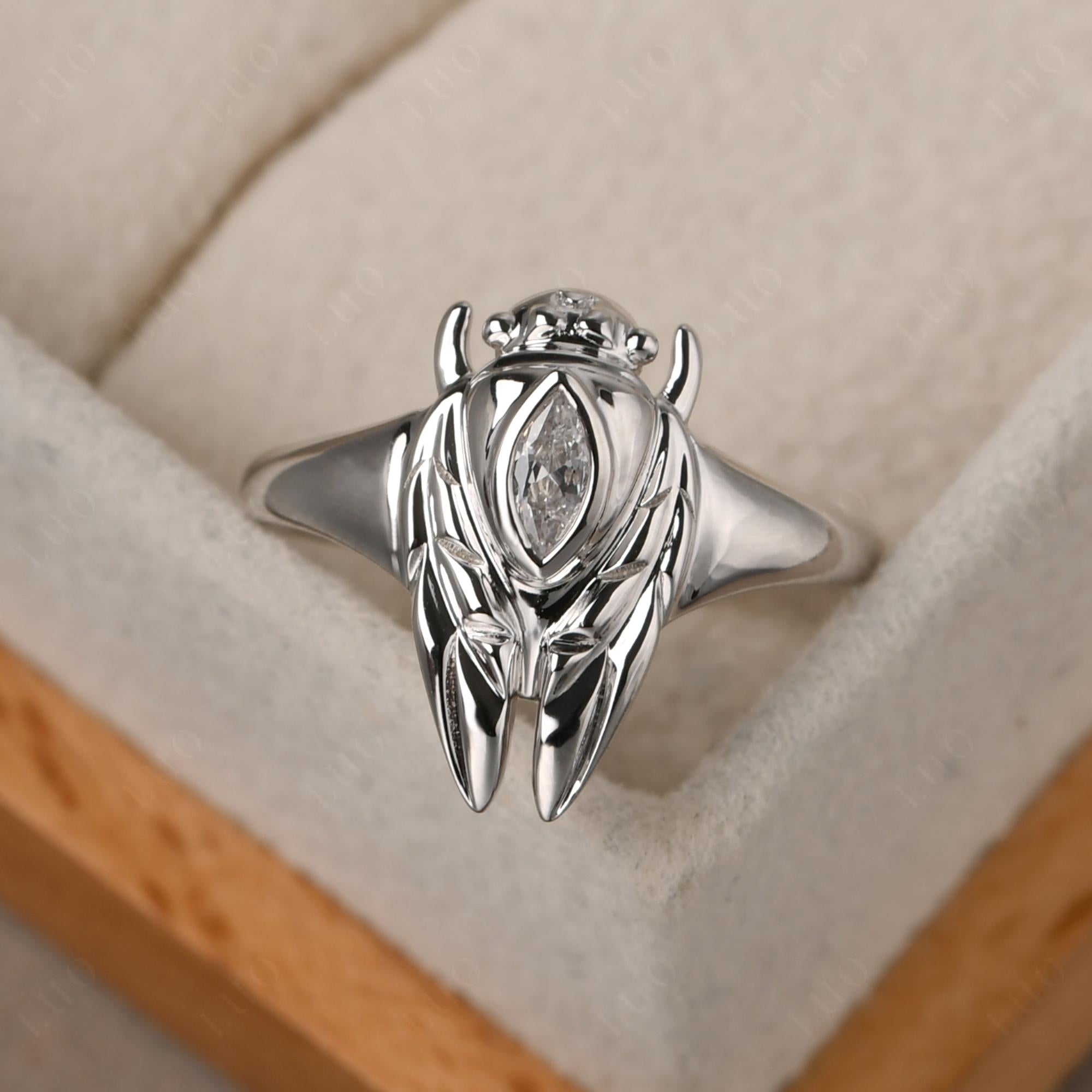 Anello cicala zirconia cubica