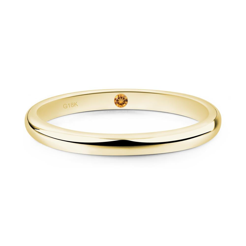Hidden Citrine Ring - LUO Jewelry #metal_18k yellow gold