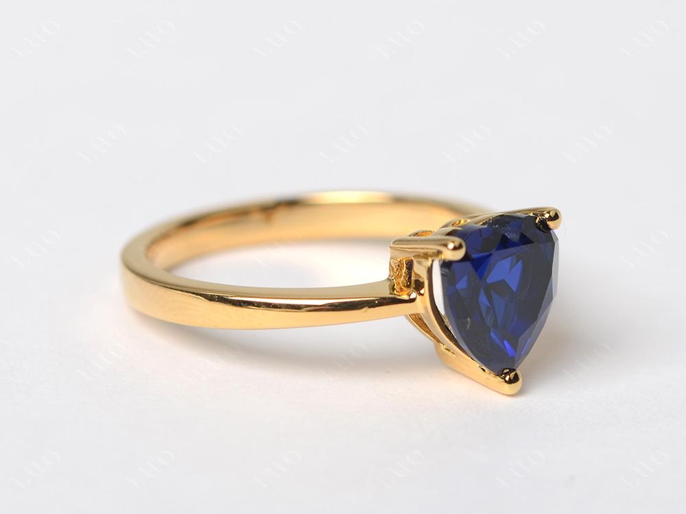 Heart Cut Sapphire Ring - LUO Jewelry 