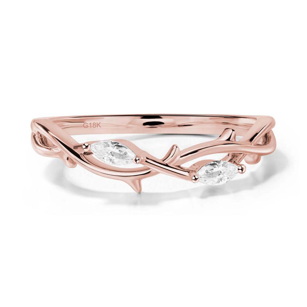 Diamond Twig Engagement Ring - LUO Jewelry #metal_xxxxx