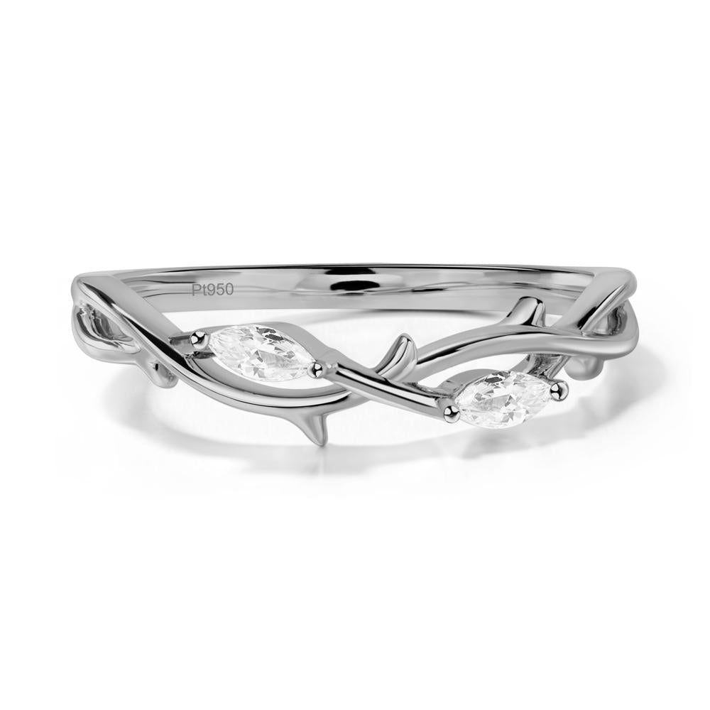 Sapphire Twig Engagement Ring - LUO Jewelry #metal_xxxxx