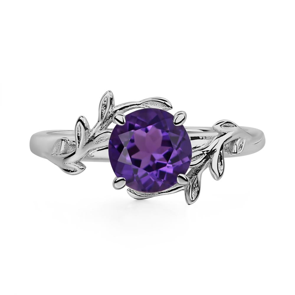 Amethyst Vine Ring - LUO Jewelry #metal_platinum