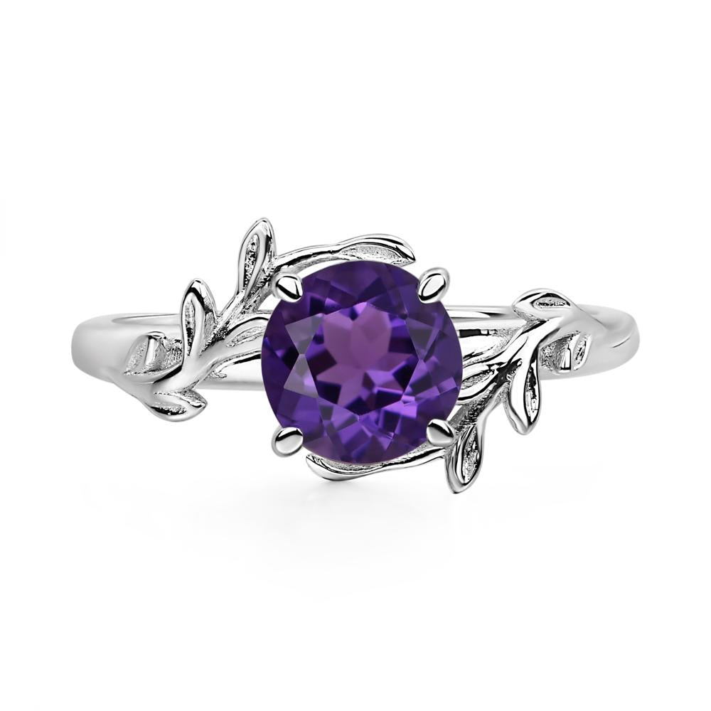 Amethyst Vine Ring - LUO Jewelry #metal_sterling silver