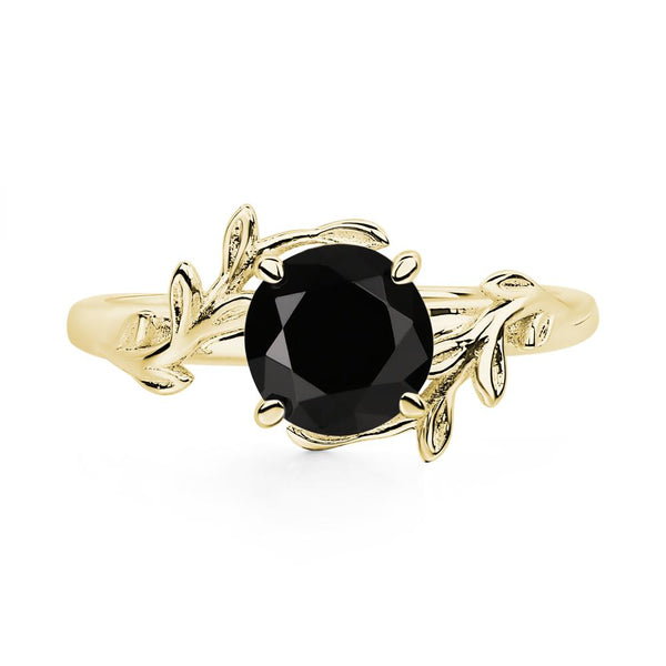 Vine Pattern Ring - Light - BLACK | GARNI ONLINE STORE