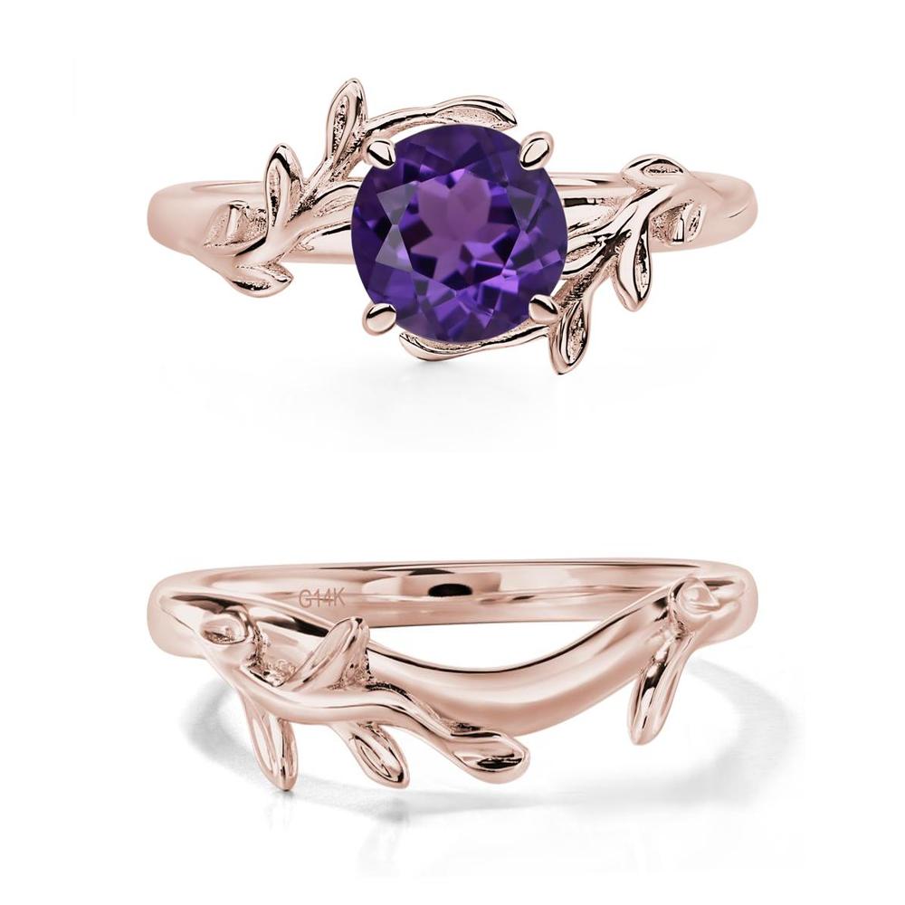 Amethyst Vine Ring - LUO Jewelry #metal_xxxxx