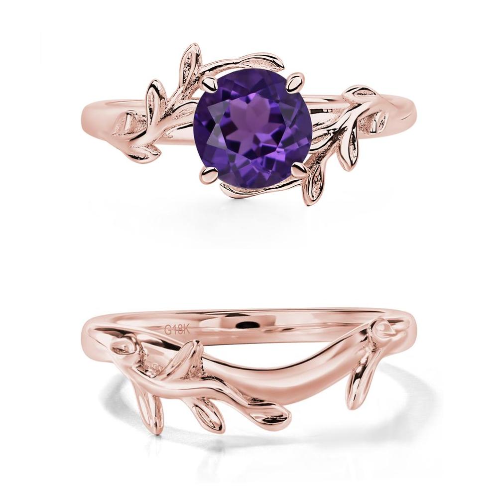 Amethyst Vine Ring - LUO Jewelry #metal_xxxxx