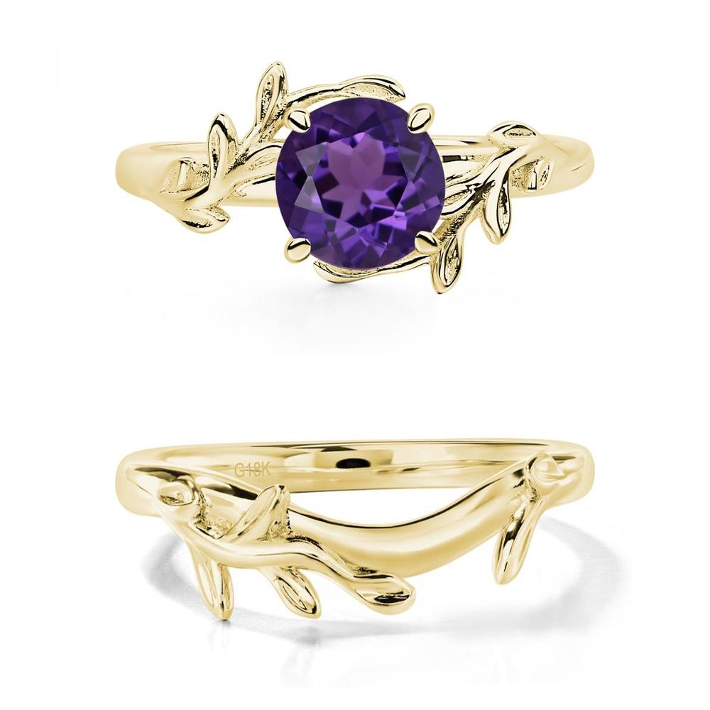 Amethyst Vine Ring - LUO Jewelry #metal_xxxxx