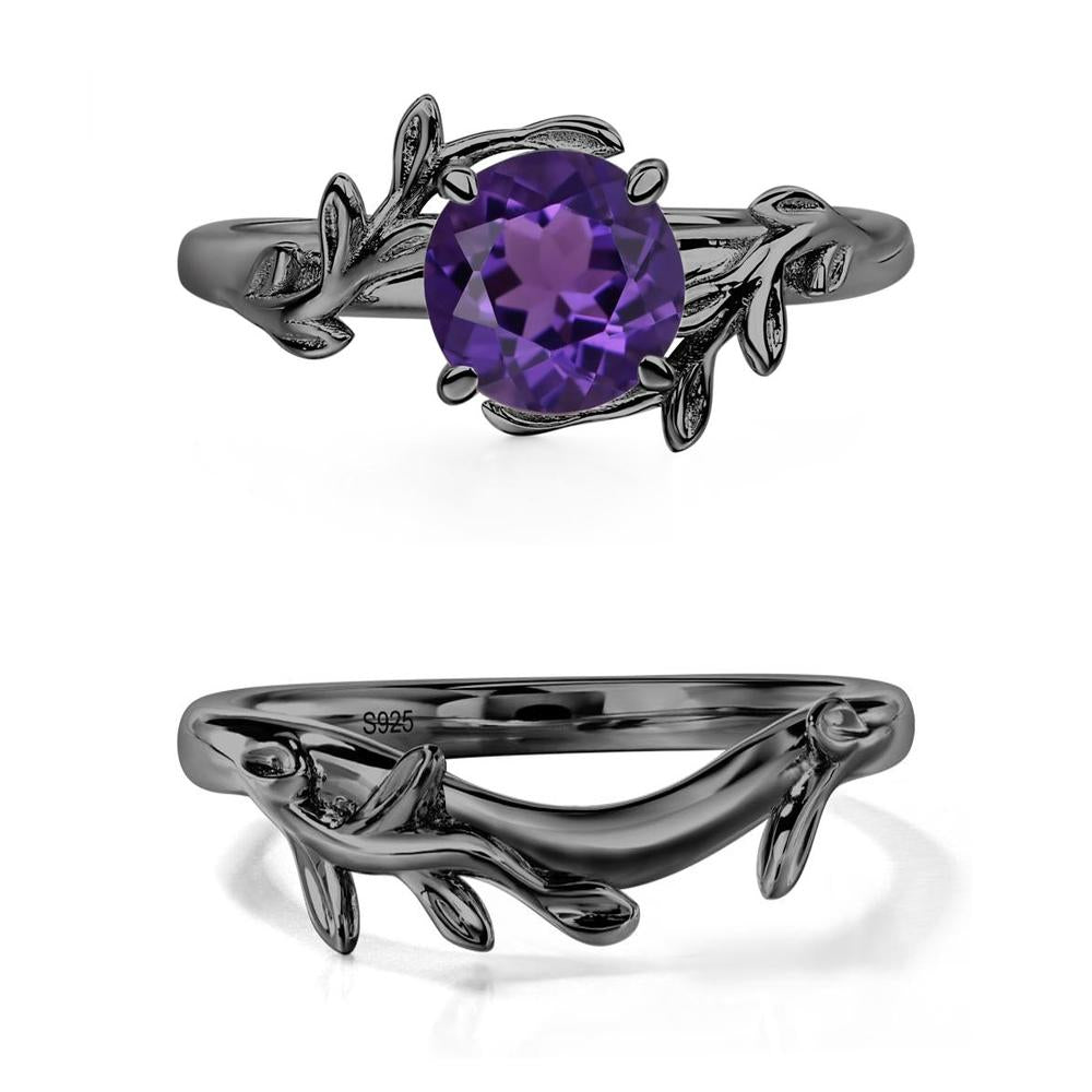 Amethyst Vine Ring - LUO Jewelry #metal_xxxxx