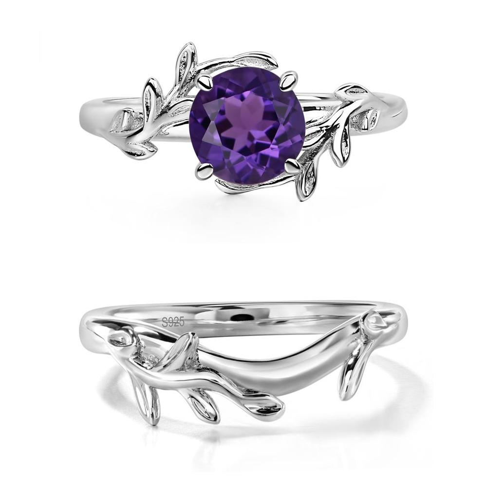 Amethyst Vine Ring - LUO Jewelry #metal_xxxxx