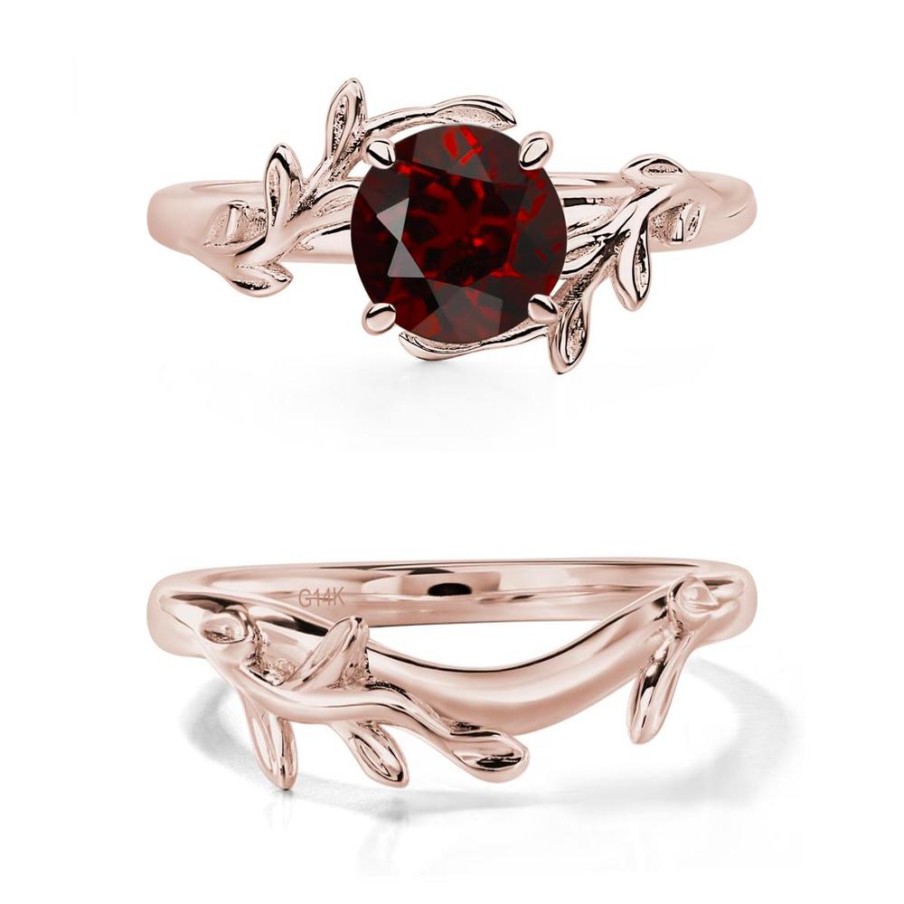 Garnet Vine Ring - LUO Jewelry #metal_xxxxx