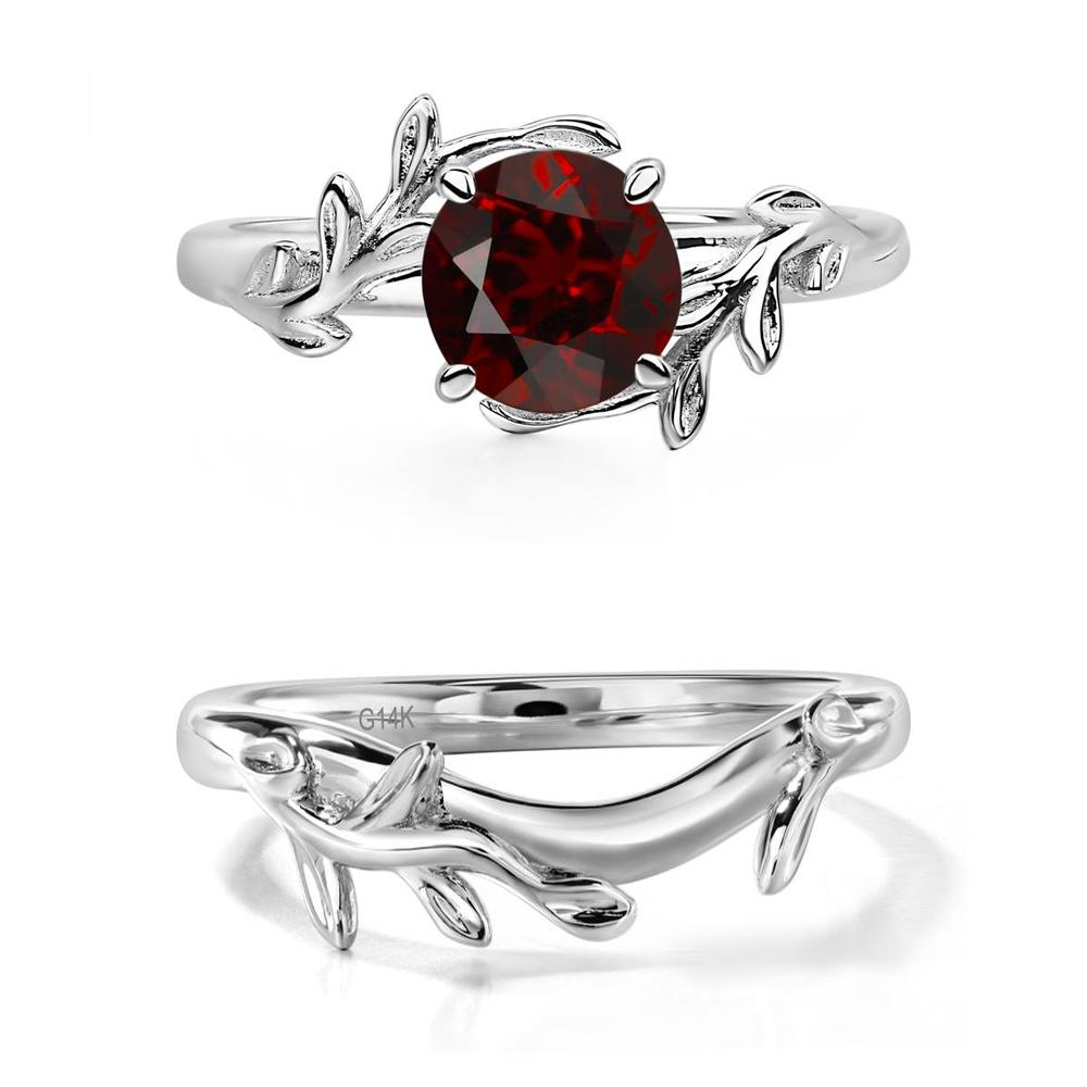 Garnet Vine Ring - LUO Jewelry #metal_xxxxx