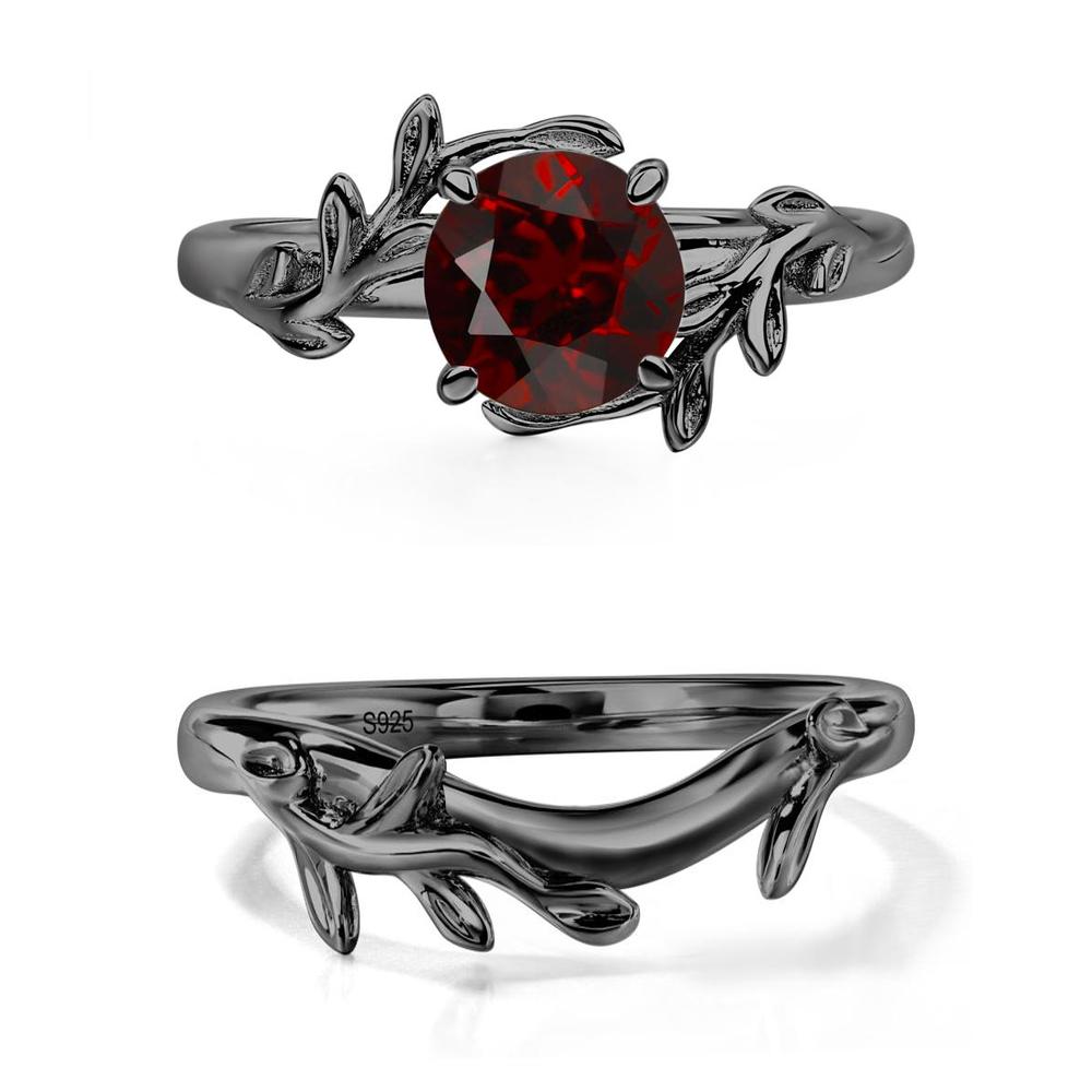 Garnet Vine Ring - LUO Jewelry #metal_xxxxx