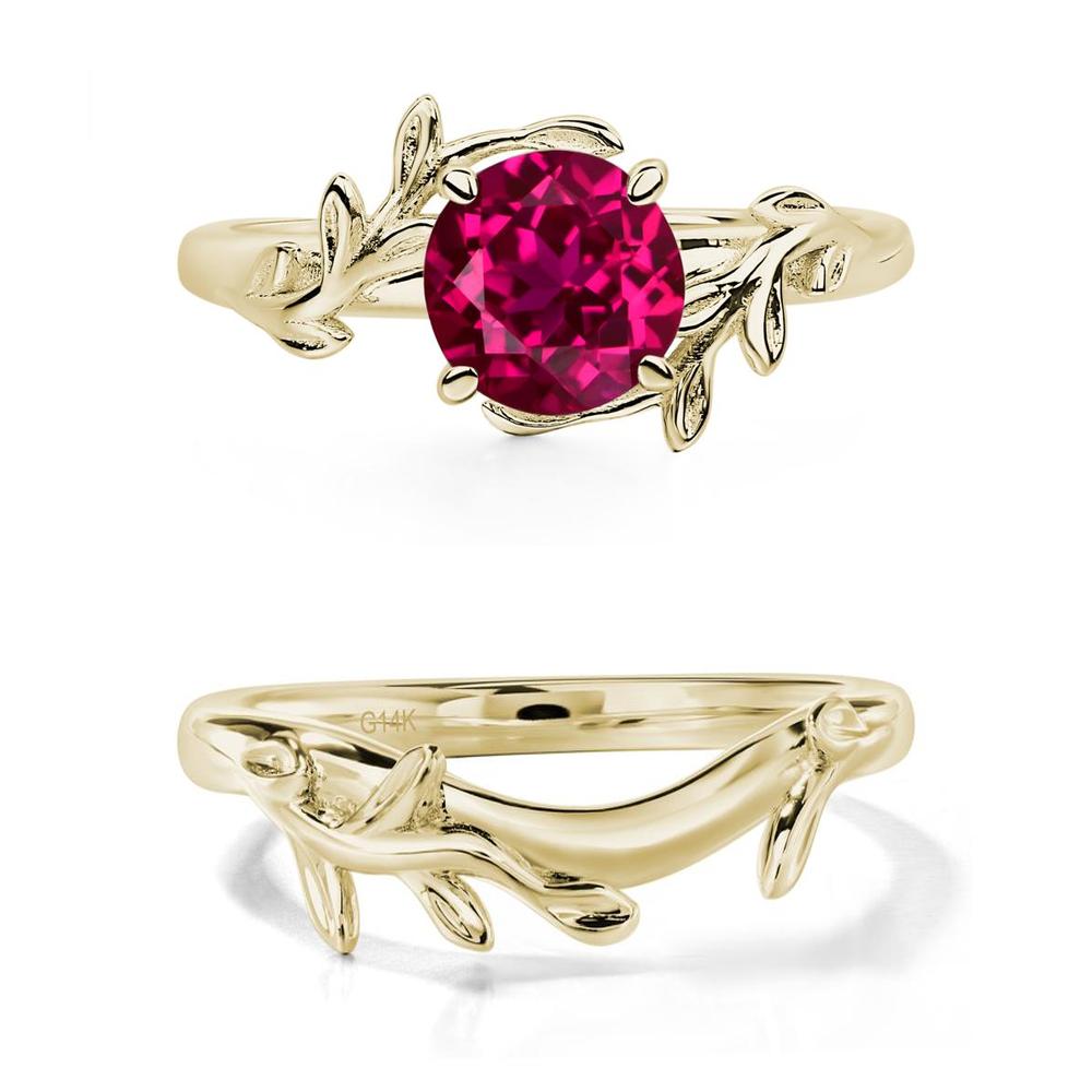 Ruby Vine Ring - LUO Jewelry #metal_xxxxx