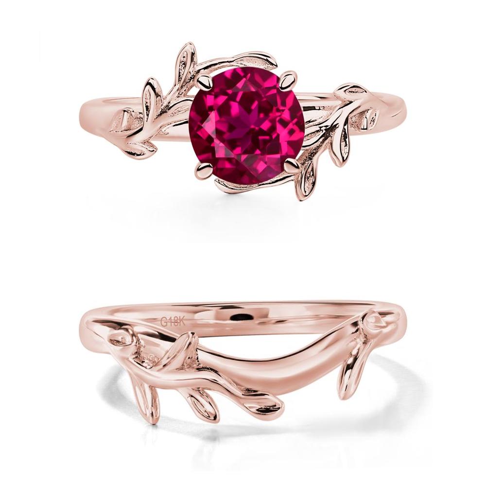 Ruby Vine Ring - LUO Jewelry #metal_xxxxx